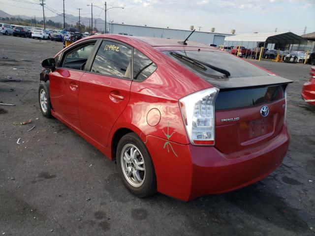 Photo 3 from auction – 2010 TOYOTA PRIUS with VIN JTDKN3DU6A0016472