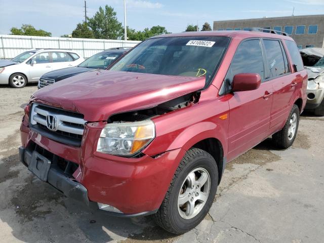 Photo 2 from auction – 2006 HONDA PILOT EX with VIN 2HKYF18416H508617