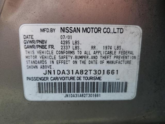 Photo 10 from auction – 2002 NISSAN MAXIMA GLE with VIN JN1DA31A82T301661