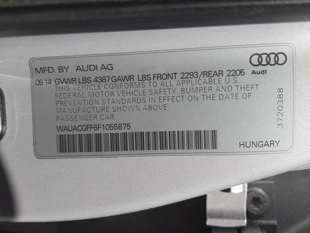 Photo 10 from auction – 2015 AUDI A3 PREMIUM with VIN WAUACGFF6F1055875