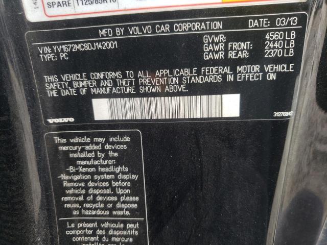 Photo 10 from auction – 2013 VOLVO C70 T5 with VIN YV1672MC8DJ142001