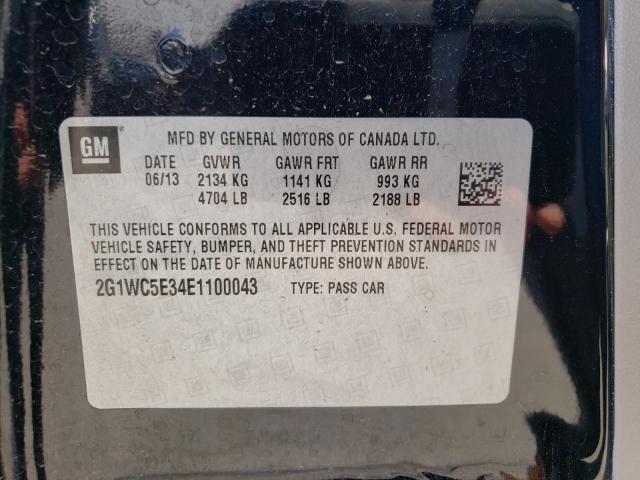 Photo 10 from auction – 2014 CHEVROLET IMPALA LIM with VIN 2G1WC5E34E1100043