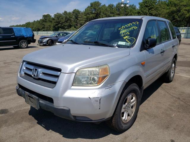 Photo 2 from auction – 2006 HONDA PILOT LX with VIN 5FNYF18166B011888
