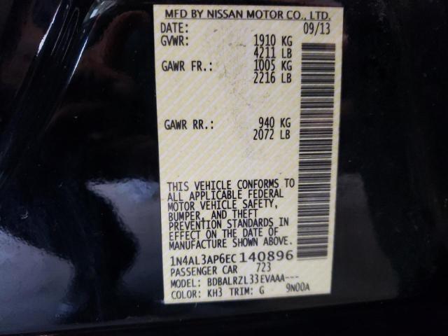 Photo 10 from auction – 2014 NISSAN ALTIMA 2.5 with VIN 1N4AL3AP6EC140896