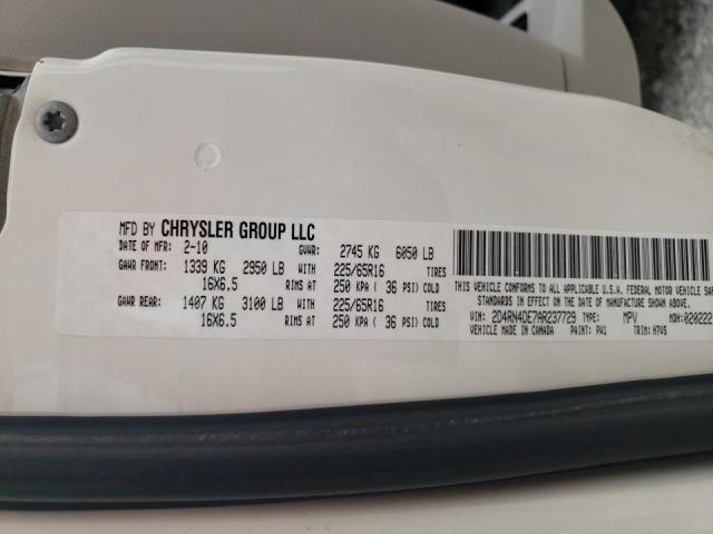 Photo 10 from auction – 2010 DODGE GRAND CARA with VIN 2D4RN4DE7AR237729