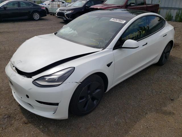 Photo 2 from auction – 2021 TESLA MODEL 3 with VIN 5YJ3E1EA8MF976542