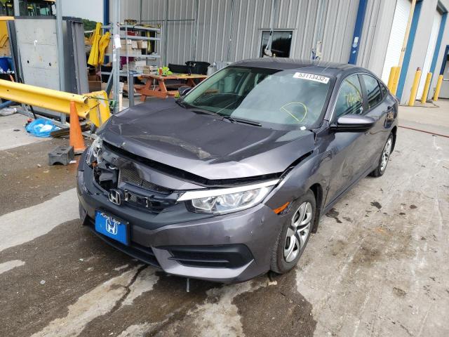 Photo 2 from auction – 2017 HONDA CIVIC LX with VIN 19XFC2F52HE065533