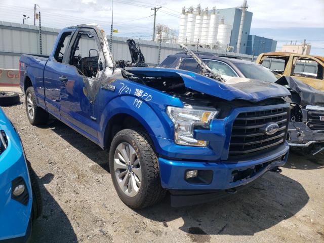 FORD F150 SUPER 2017 with VIN 1FTEX1EP4HFA22539 - Photo from auction