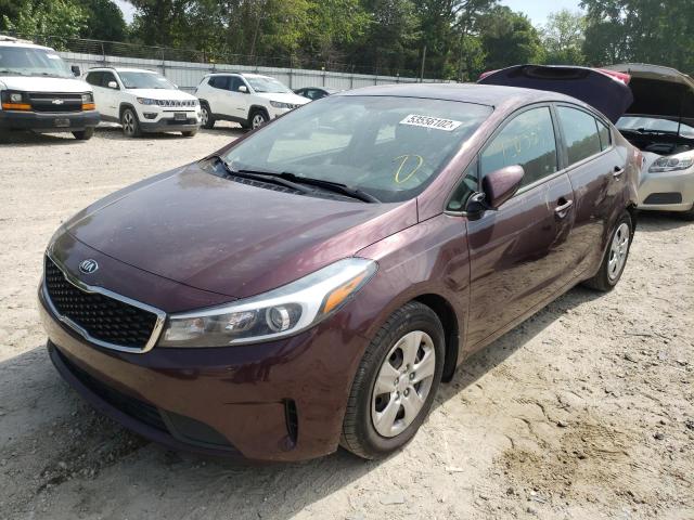 Photo 2 from auction – 2017 KIA FORTE LX with VIN 3KPFK4A7XHE063794
