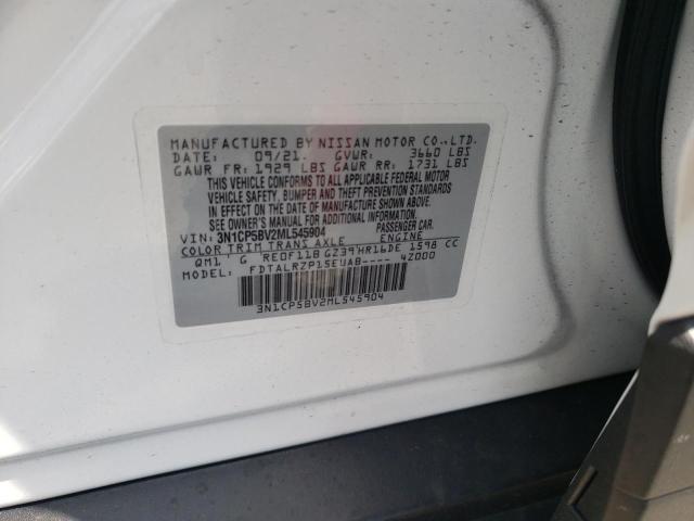 Photo 10 from auction – 2021 NISSAN KICKS S with VIN 3N1CP5BV2ML545904