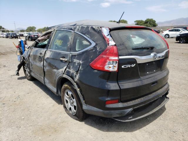Photo 3 from auction – 2016 HONDA CR-V LX with VIN 2HKRM3H32GH504185