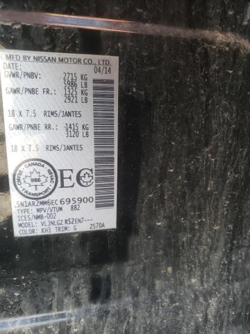 Photo 10 from auction – 2014 NISSAN PATHFINDER with VIN 5N1AR2MM6EC695900