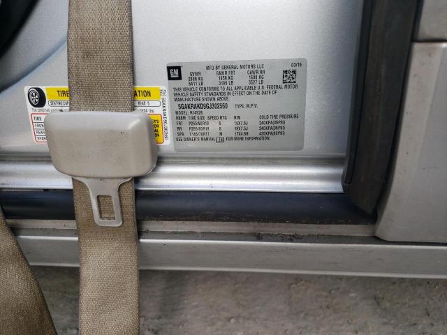 Photo 10 from auction – 2016 BUICK ENCLAVE with VIN 5GAKRAKD9GJ302560