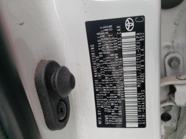 Photo 10 from auction – 2020 TOYOTA COROLLA LE with VIN 5YFEPRAE1LP067166
