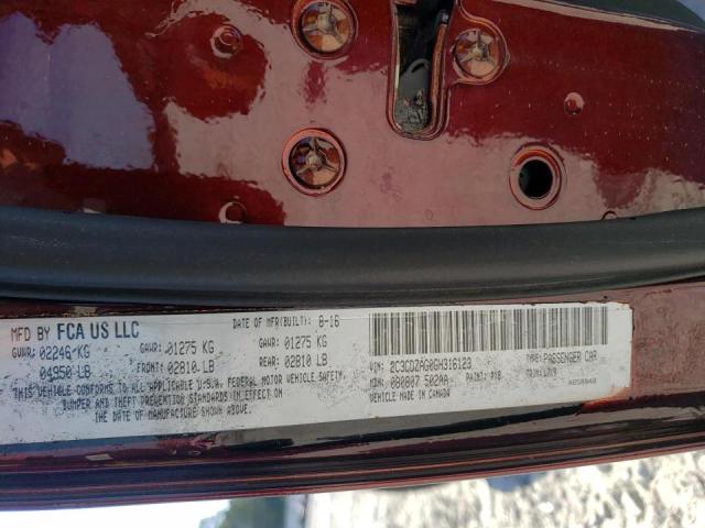 Photo 10 from auction – 2016 DODGE CHALLENGER with VIN 2C3CDZAG0GH316123