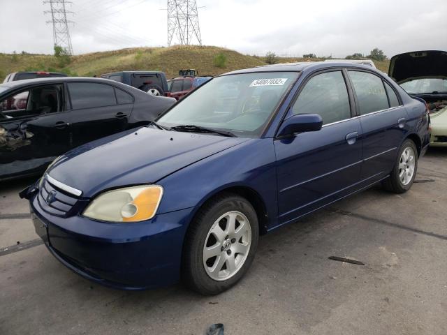 Photo 2 from auction – 2002 HONDA CIVIC EX with VIN 1HGES25752L070713