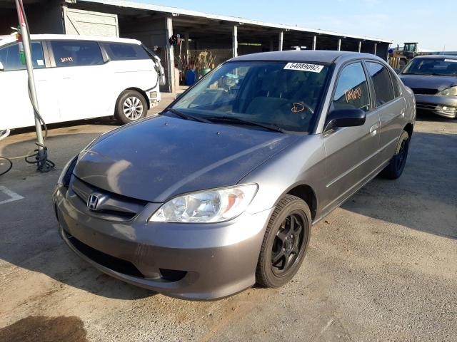 Photo 2 from auction – 2005 HONDA CIVIC LX with VIN 2HGES15535H513242