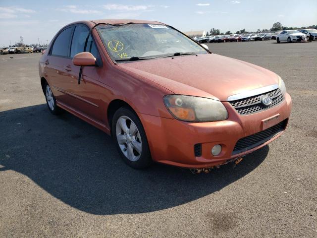 KIA SPECTRA 2009 مع رقم تعريف المركبة KNAFE222695023351 - صورة من المزاد
