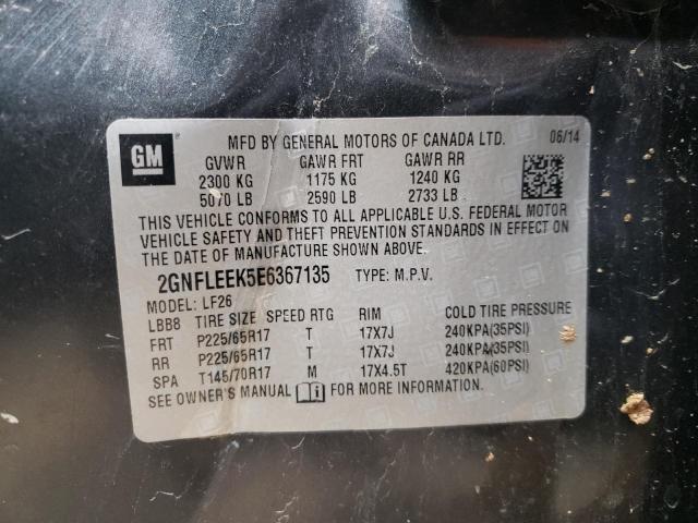 Photo 10 from auction – 2014 CHEVROLET EQUINOX LS with VIN 2GNFLEEK5E6367135