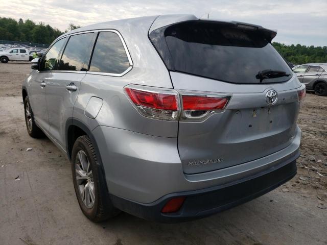 Photo 3 from auction – 2015 TOYOTA HIGHLANDER with VIN 5TDBKRFH2FS142425