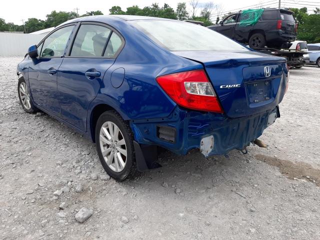 Photo 3 from auction – 2012 HONDA CIVIC EX with VIN 19XFB2F89CE025665