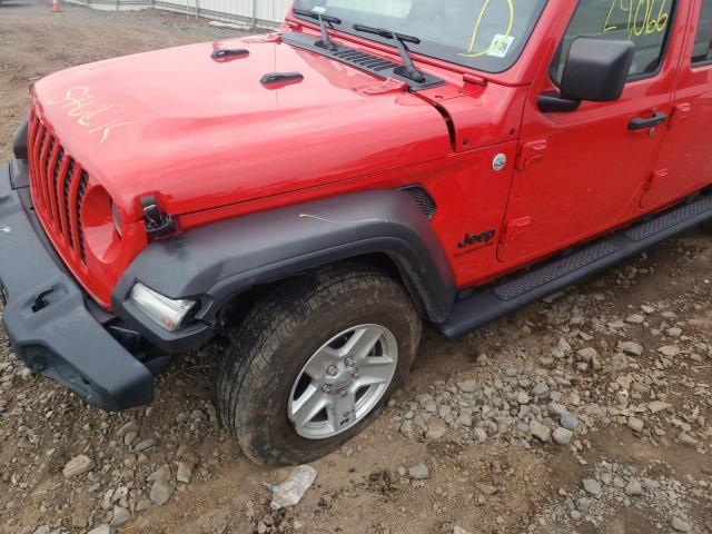 Photo 9 from auction – 2020 JEEP GLADIATOR with VIN 1C6HJTAG0LL108481