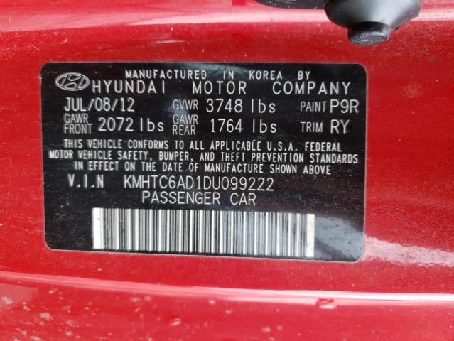 Photo 10 from auction – 2013 HYUNDAI VELOSTER with VIN KMHTC6AD1DU099222
