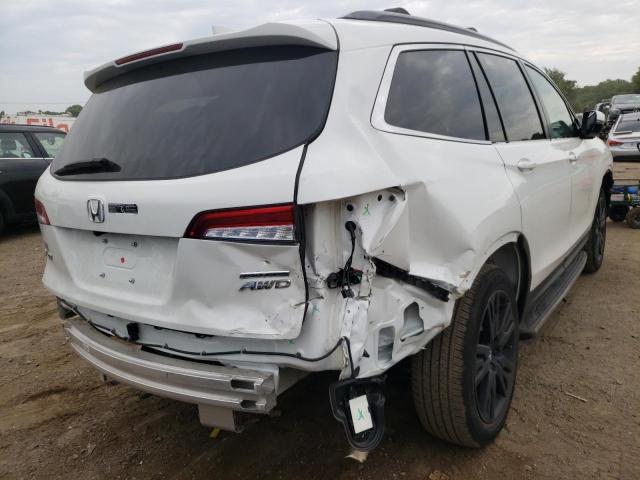 Photo 4 from auction – 2022 HONDA PILOT SE with VIN 5FNYF6H27NB040787