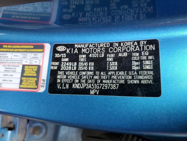 Photo 10 from auction – 2016 KIA SOUL + with VIN KNDJP3A51G7297387