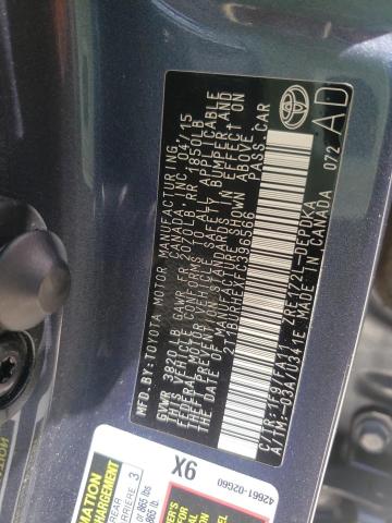 Photo 10 from auction – 2015 TOYOTA COROLLA L with VIN 2T1BURHEXFC396566