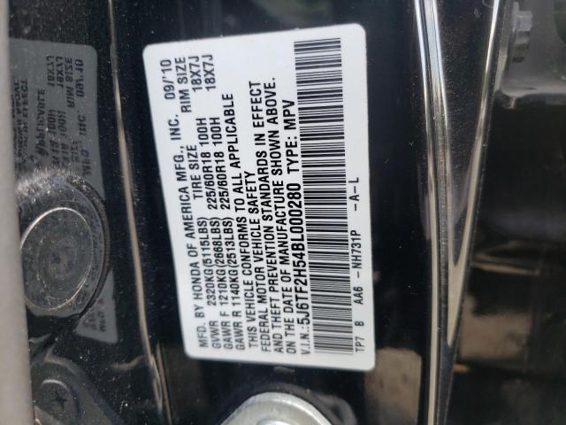 Photo 10 from auction – 2011 HONDA ACCORD CRO with VIN 5J6TF2H54BL000280