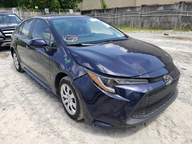 TOYOTA COROLLA LE 2020 with VIN 5YFEPRAE6LP086229 - Photo from auction