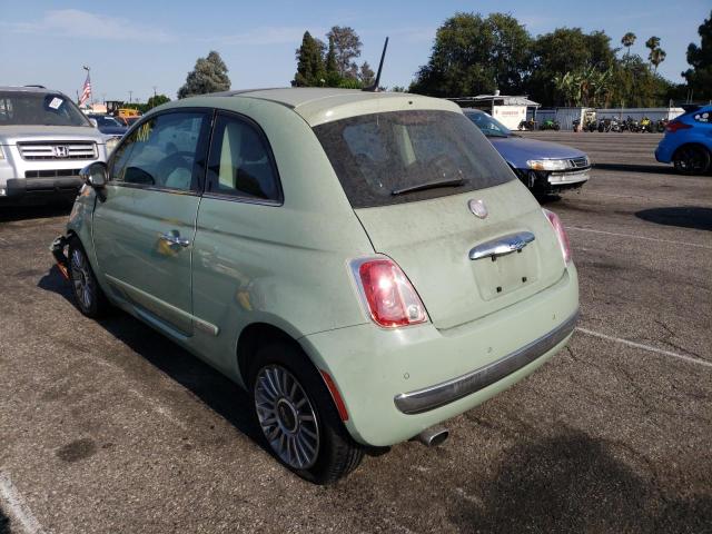 Photo 3 from auction – 2012 FIAT 500 LOUNGE with VIN 3C3CFFCR2CT229381