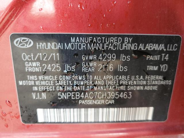 Photo 10 from auction – 2012 HYUNDAI ACCENT BAS with VIN 5NPEB4AC7CH395463