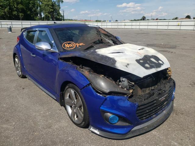 HYUNDAI VELOSTER T 2013 with VIN KMHTC6AE0DU168359 - Photo from auction
