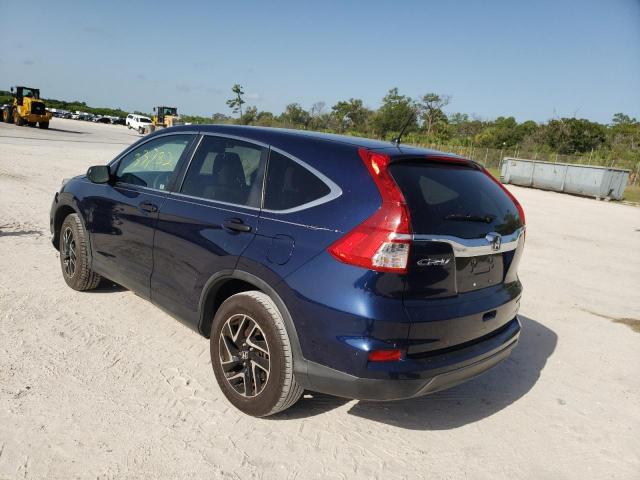 Photo 3 from auction – 2016 HONDA CR-V SE with VIN 2HKRM3H49GH534244