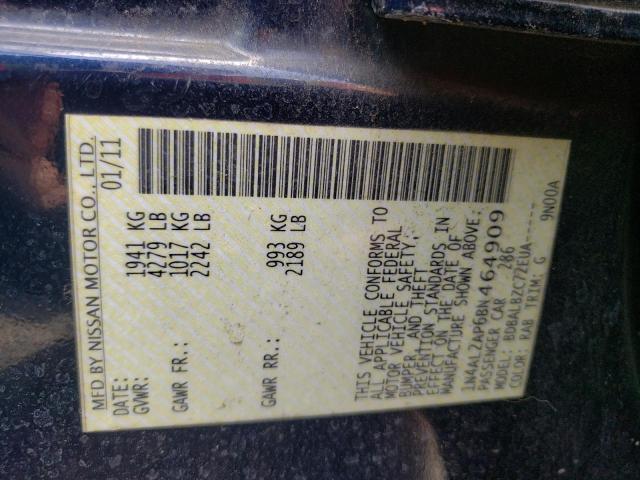 Photo 10 from auction – 2011 NISSAN ALTIMA BAS with VIN 1N4AL2AP6BN464909