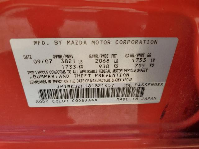 Фото 10 с аукциона – 2008 MAZDA 3 I с VIN JM1BK32F181821457