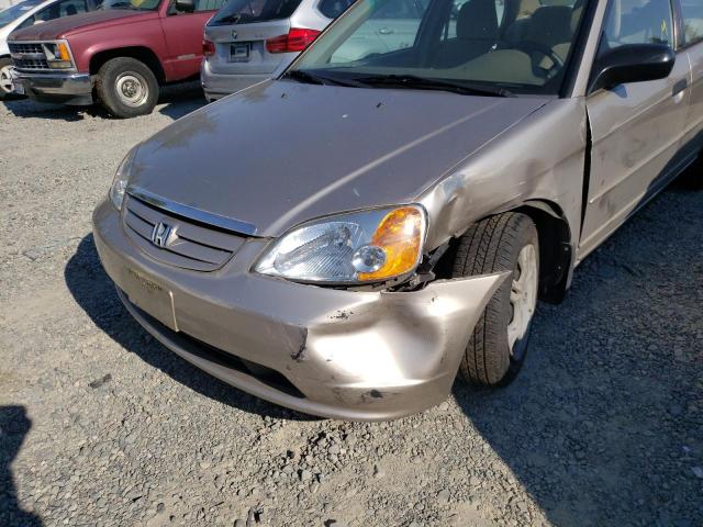 Photo 9 from auction – 2001 HONDA CIVIC LX with VIN JHMES16511S010484