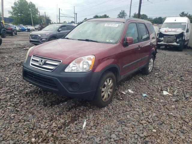 Photo 2 from auction – 2005 HONDA CR-V EX with VIN SHSRD78825U346552