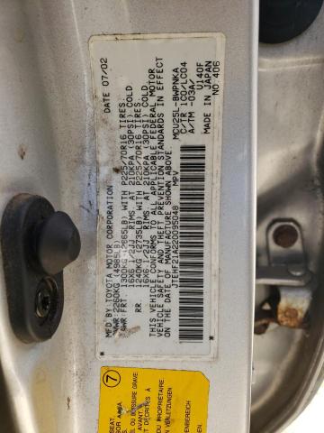 Photo 10 from auction – 2002 TOYOTA HIGHLANDER with VIN JTEHF21A220095048