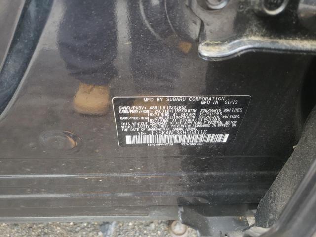 Photo 10 from auction – 2019 SUBARU FORESTER T with VIN JF2SKAWC3KH504316