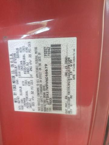 Photo 10 from auction – 1997 FORD F150 with VIN 1FTDX17W9VNC46679