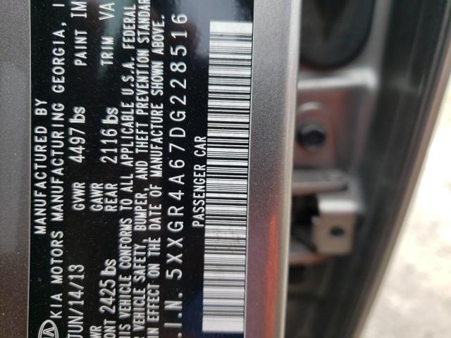 Photo 10 from auction – 2013 KIA OPTIMA SX with VIN 5XXGR4A67DG228516
