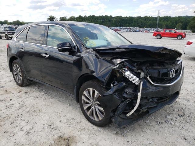 ACURA MDX TECHNO 2014 with VIN 5FRYD3H49EB017841 - Photo from auction