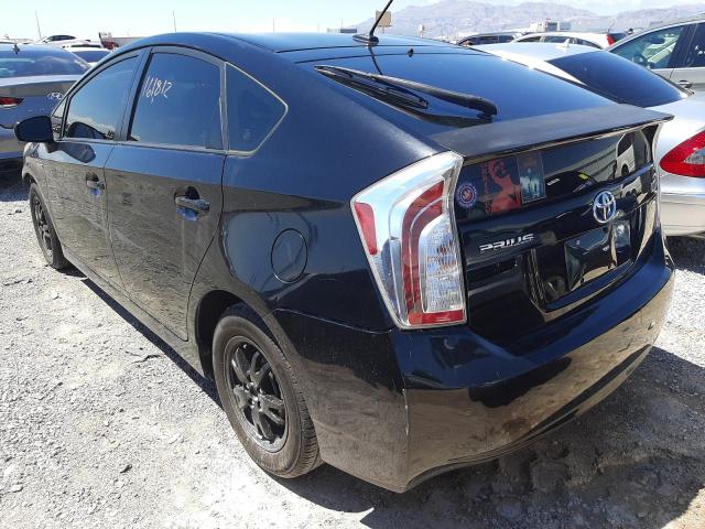 Photo 3 from auction – 2012 TOYOTA PRIUS with VIN JTDKN3DU9C5500495