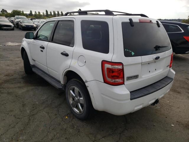 Photo 3 from auction – 2008 FORD ESCAPE XLT with VIN 1FMCU93178KB13756