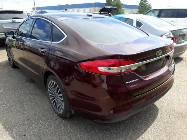 Photo 3 from auction – 2018 FORD FUSION SE with VIN 3FA6P0HD8JR262109