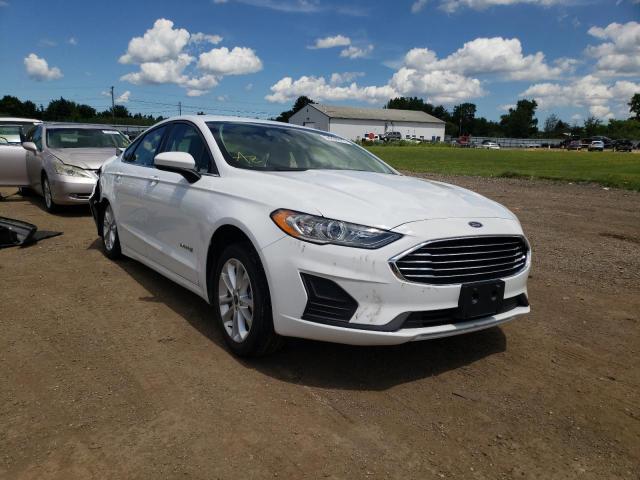 FORD FUSION SE 2019 with VIN 3FA6P0LU9KR165722 - Photo from auction