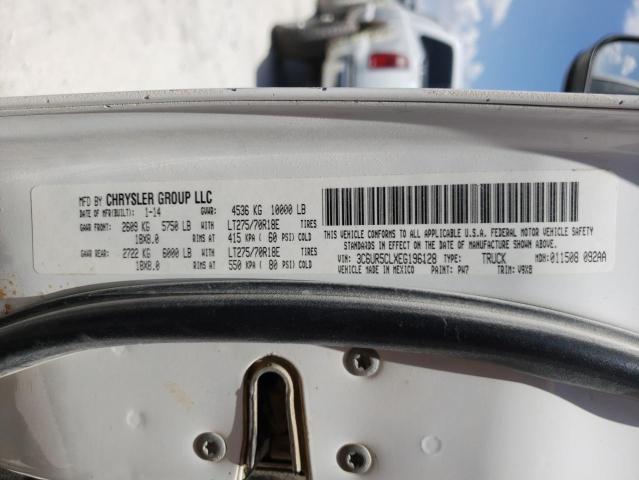 Zdjęcie 10 z aukcji – 2014 RAM 2500 ST z VIN 3C6UR5CLXEG196128
